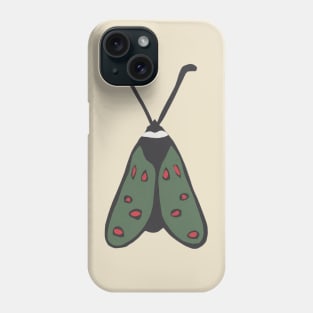 5 spot moth Phone Case