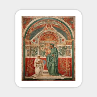 SAn Vitale And Byzantine Mosaics Italy Vintage Tourism Travel Poster Magnet