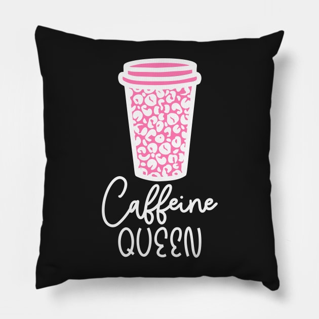 Caffeine Queen Design Pillow by OTM Sports & Graphics