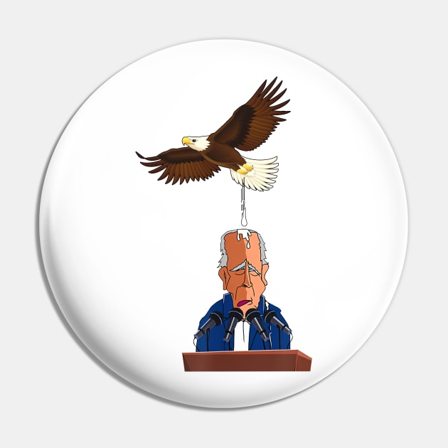 Funny Anti Biden and bird Pin by EnarosaLinda XY