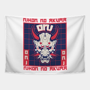 Oni Mask Tapestry