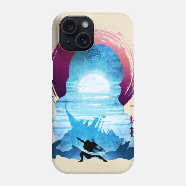 Minimalist Silhouette Katara Phone Case by saufahaqqi