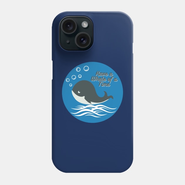 Have A Whale Of A Time Phone Case by Natalie C. Designs 