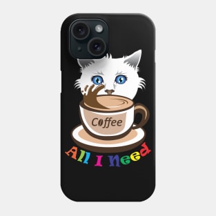 Cat and Coffee Phone Case