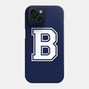 Initial Letter B - Varsity Style Design Phone Case