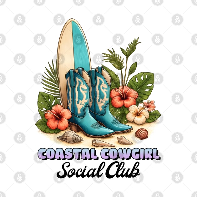 Coastal Cowgirl Social Club by Cun-Tees!