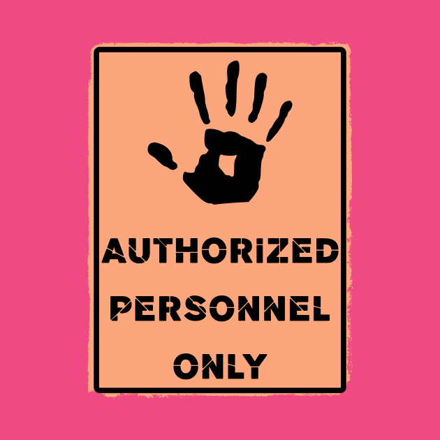 Authorized personnel sign by PallKris