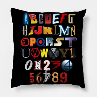 Movie Alphabet Pillow