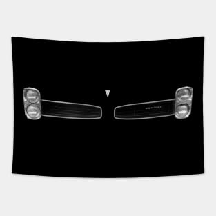 Pontiac LeMans 1960s classic car minimalist grille Tapestry