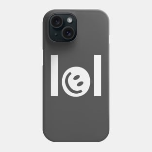 laughing out loud creative typography design Phone Case