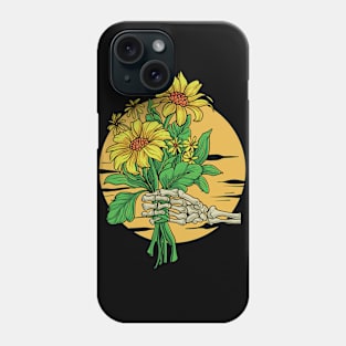 Death Brings Flowers Phone Case