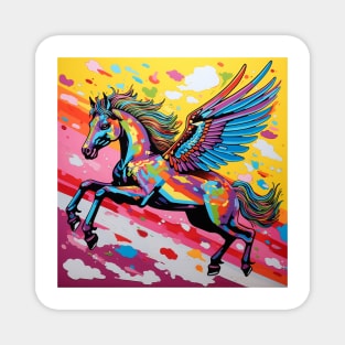 Pride Pegasus Pop Art 1 Magnet