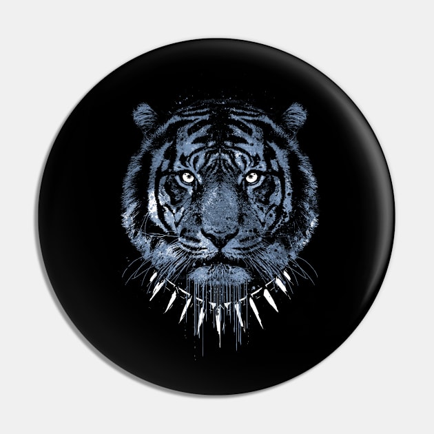 Black tiger Pin by clingcling