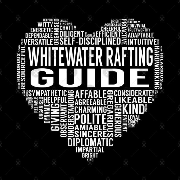 Whitewater Rafting Guide Heart by LotusTee