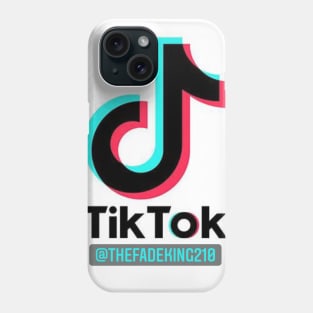 TheFadeKing 210 TikTok Tee (White) Phone Case