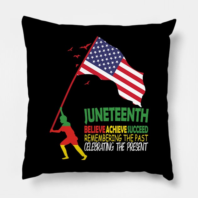 Juneteenth Is My Independence Day Black And Proud 2023, Juneteenth African American Black History 1865 Pillow by DesignHND