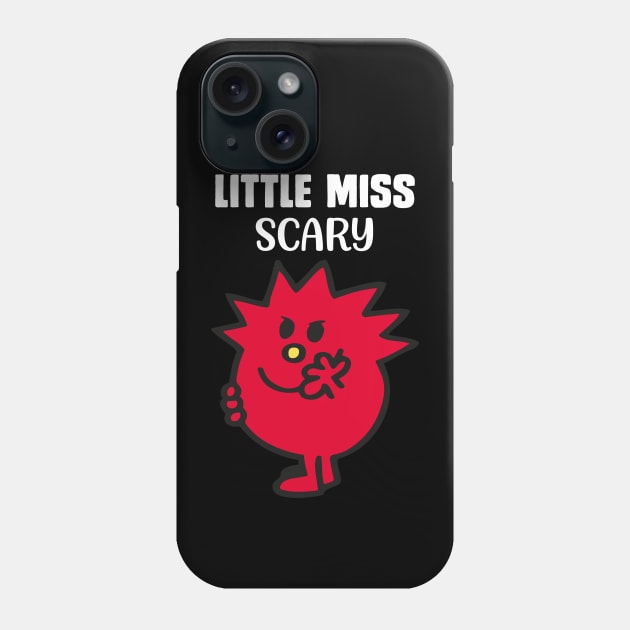 LITTLE MISS SCARY Phone Case by reedae