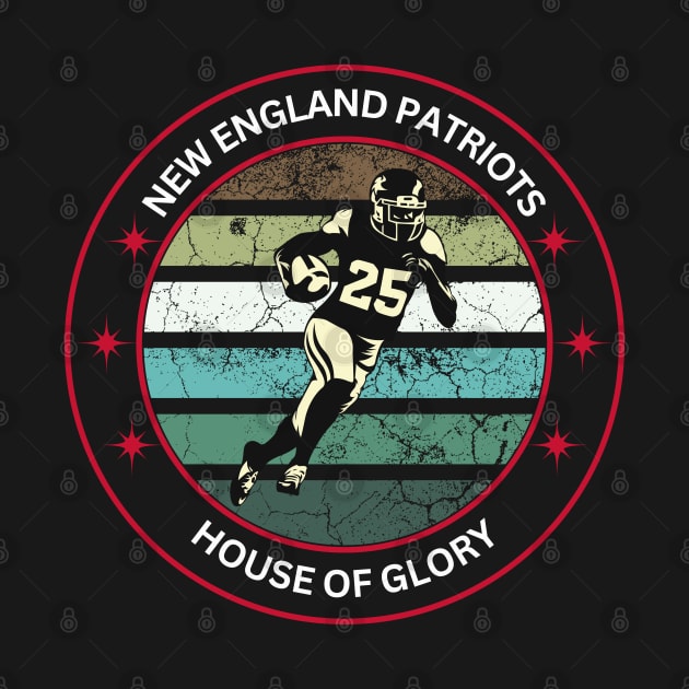 NEW ENGLAND PATRIOTS HOUSE OF GLORY by Lolane