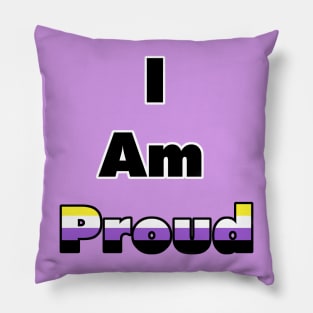 I am proud (nonbinary) Pillow