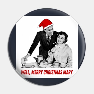 Retro Christmas - Merry Christmas Mary! Pin