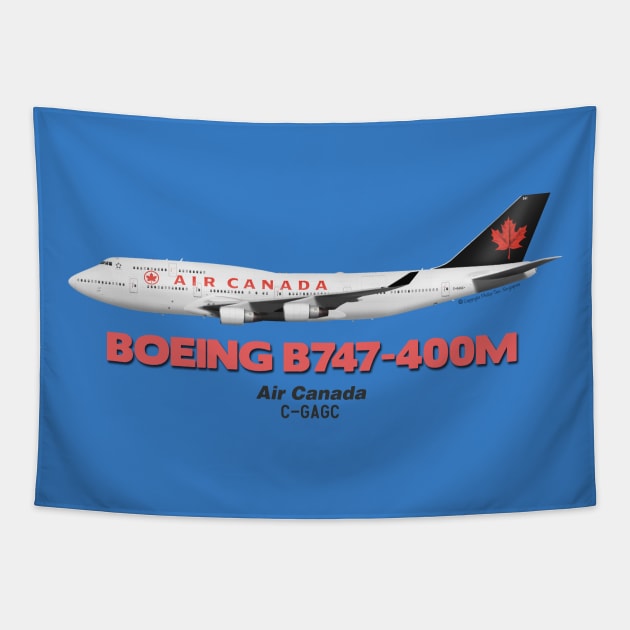 Boeing B747-400M - Air Canada Tapestry by TheArtofFlying