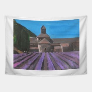 Lavendar Fields In France Tapestry