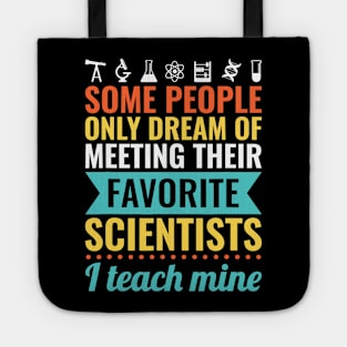 SCIENCE TEACHER Tee Shirt Teach Biology Chemistry Physics Tote