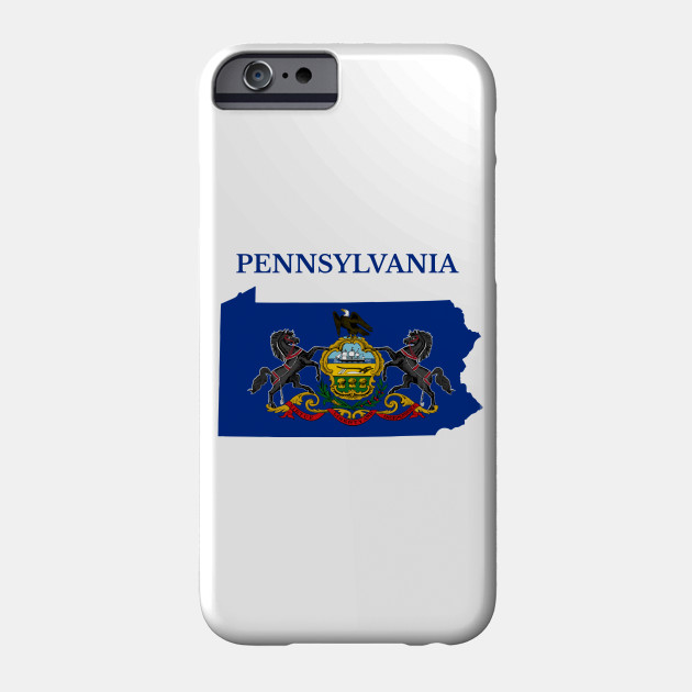 Pennsylvania Map Flag Pennsylvania Phone Case Teepublic