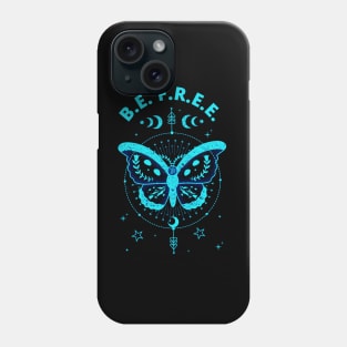 Blue Butterfly - Be Free Phone Case