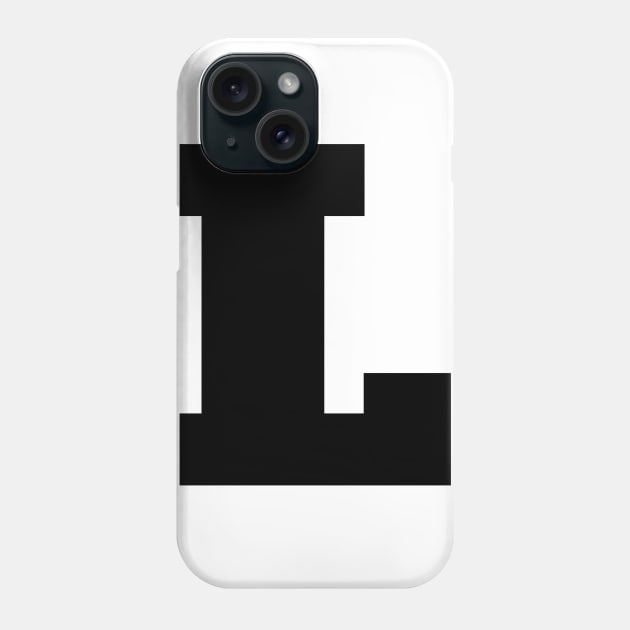 Alphabet L (Uppercase letter l), Letter L Phone Case by maro_00