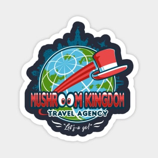 Mushroom Kingdom Travel Agency Magnet