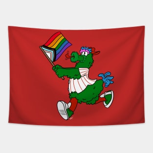 Phanatic with Pride Flag Tapestry