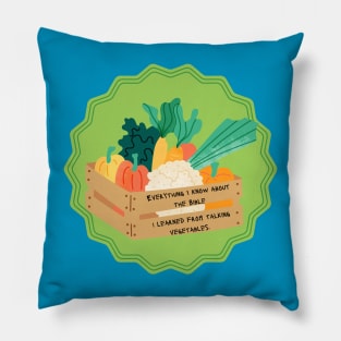 Talking Vegetables Pillow