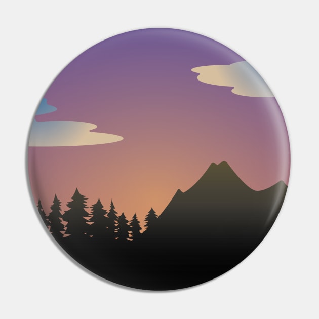 Sunrise Pin by Endenberry Designs