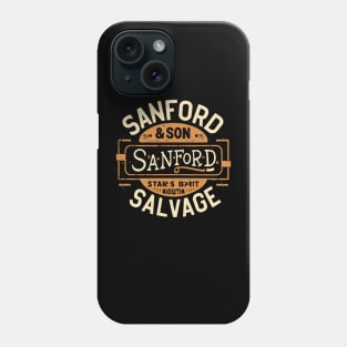 Sanford & Son Salvage Sign typography design Phone Case