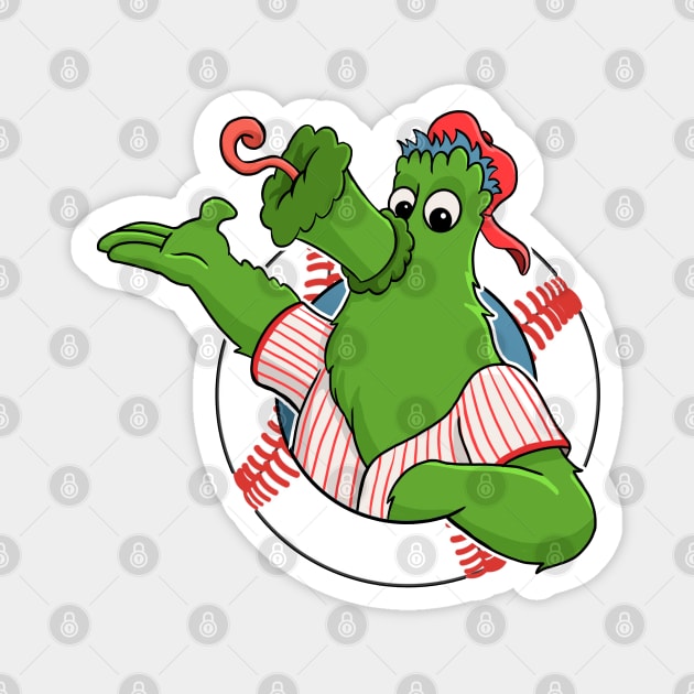 Phillie Phanatic Magnet by GAMAS Threads