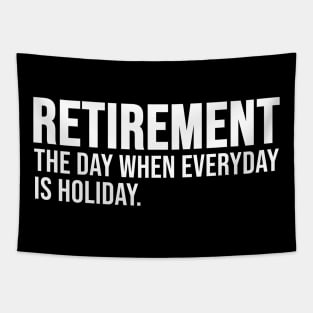 Funny Retirement Tapestry