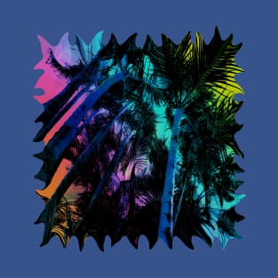 The Palm Trees Under the Seaside Rainbow T-Shirt