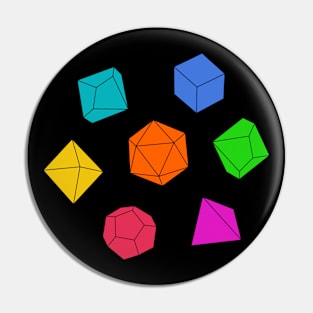 Dungeons and Dragons Dice Pin