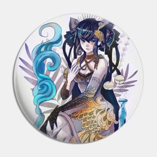 Shisha  girl  manga style fantasy cute kawaii anime Pin