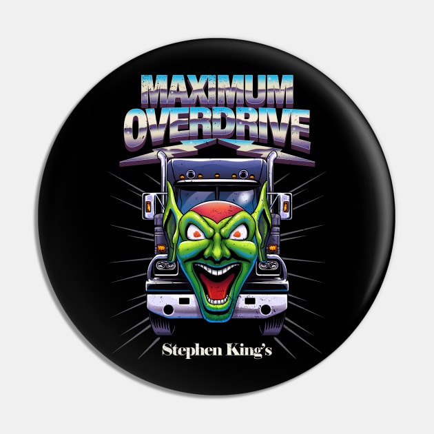 Maximum Overdrive Goblin Truck Pin by Scud"