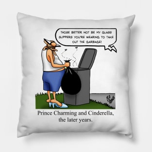 Funny Spectickles Cinderella Cartoon Humor Pillow