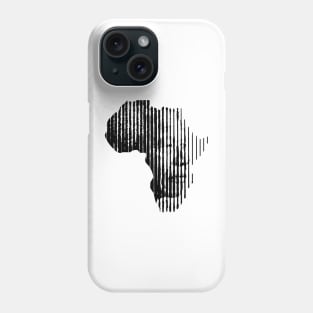 Sculpture in Shape of Africa Phone Case