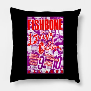 Fishbone x Living Colour (1990) Pillow