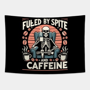 Special "Fueled by spite and caffeine" Design Tapestry