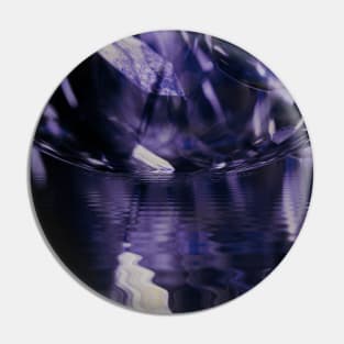 February Birthstone Purple Crystal Pin