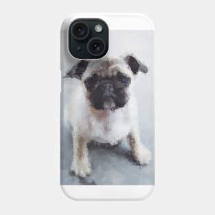 Low Poly Pug Phone Case