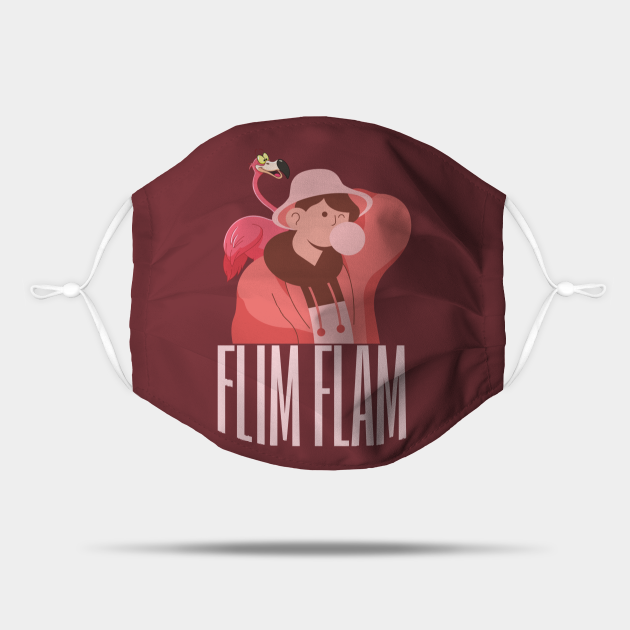 Flim Flam- Flamingo - Mr Flim Flam Flamingo Albertsstuff - Mask | TeePublic