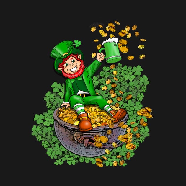 St. Patrick's Day Lucky Leprechaun by AlcantaraArt