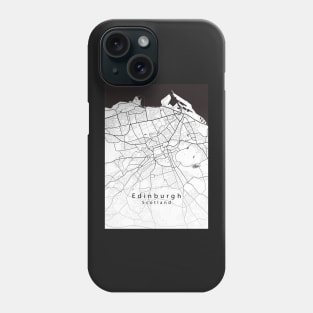 Edinburgh Scotland City Map Phone Case